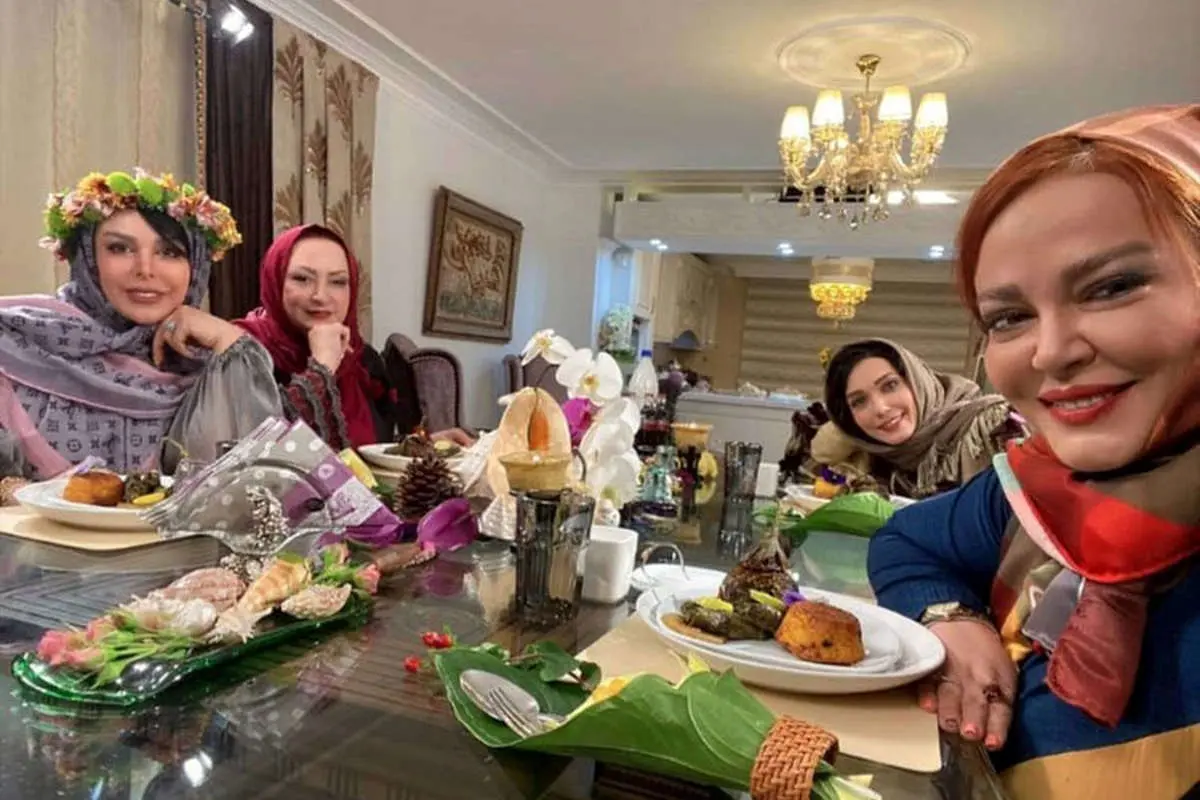 (ویدئو) دعوای شدید بهاره رهنما و فلور نظری در شام ایرانی؛ فلور نظری با گریه صحنه را ترک کرد!