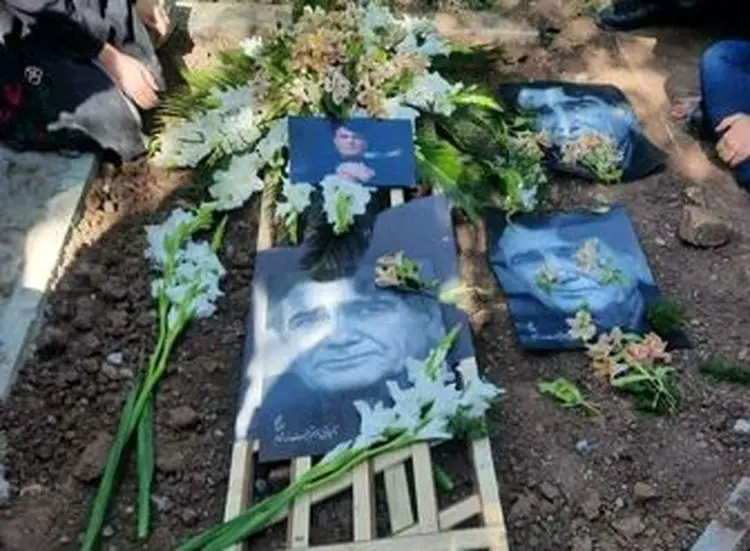 (تصویر) سنگ مزار استاد محمدرضا شجریان