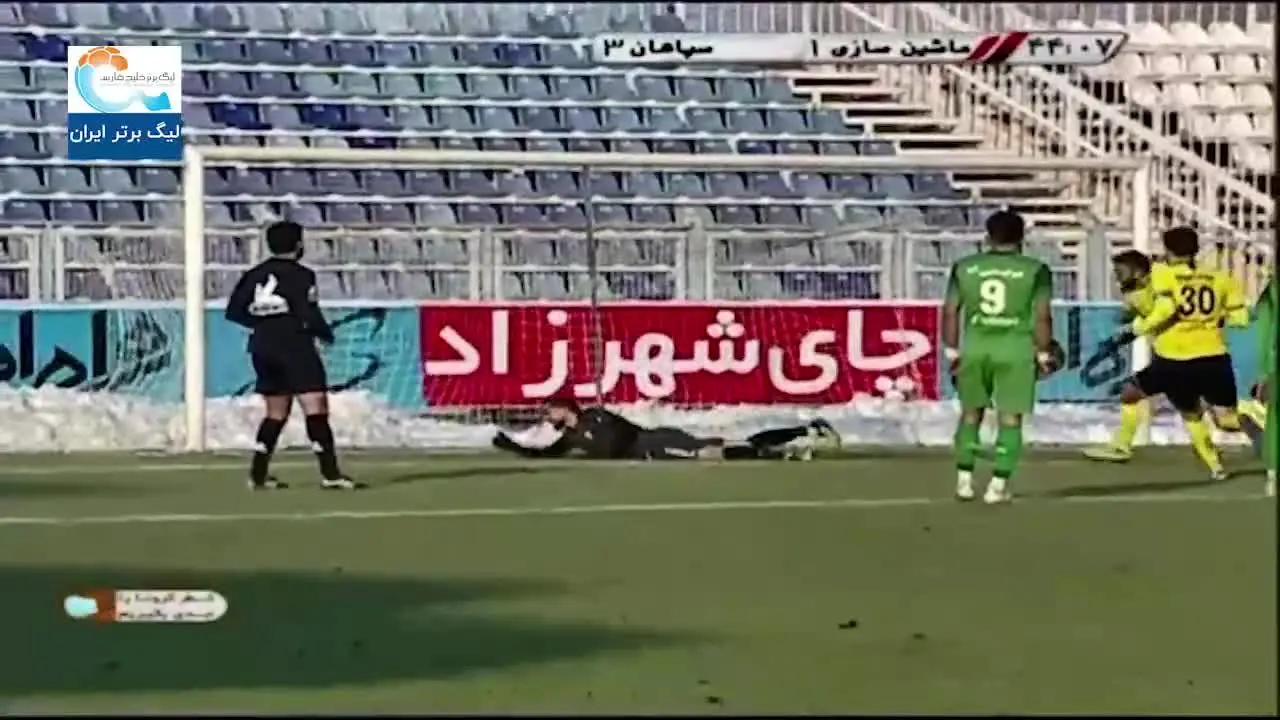 (ویدیو) خلاصه بازی ماشین سازی 3 - 3 سپاهان 9 دی 99