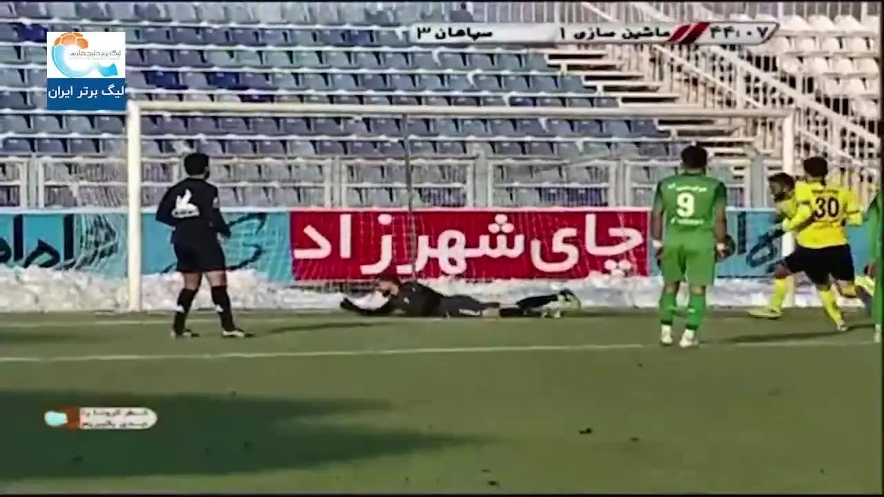 (ویدیو) خلاصه بازی ماشین سازی 3 - 3 سپاهان 9 دی 99