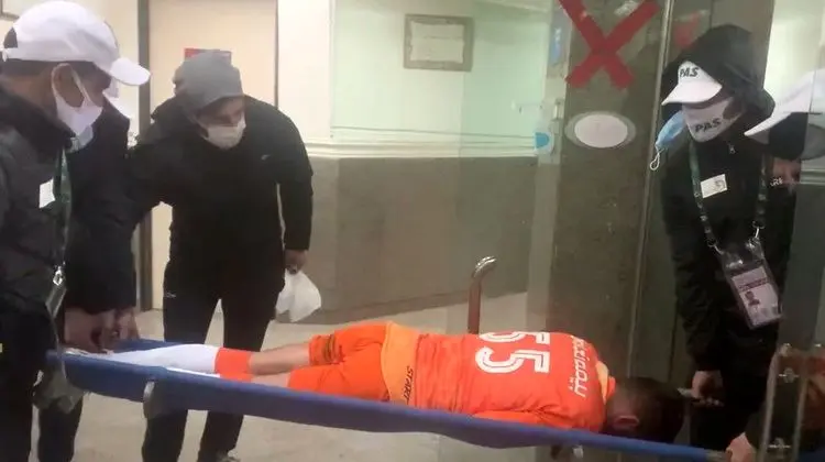 (عکس) محسن مسلمان به شدت مصدوم شد