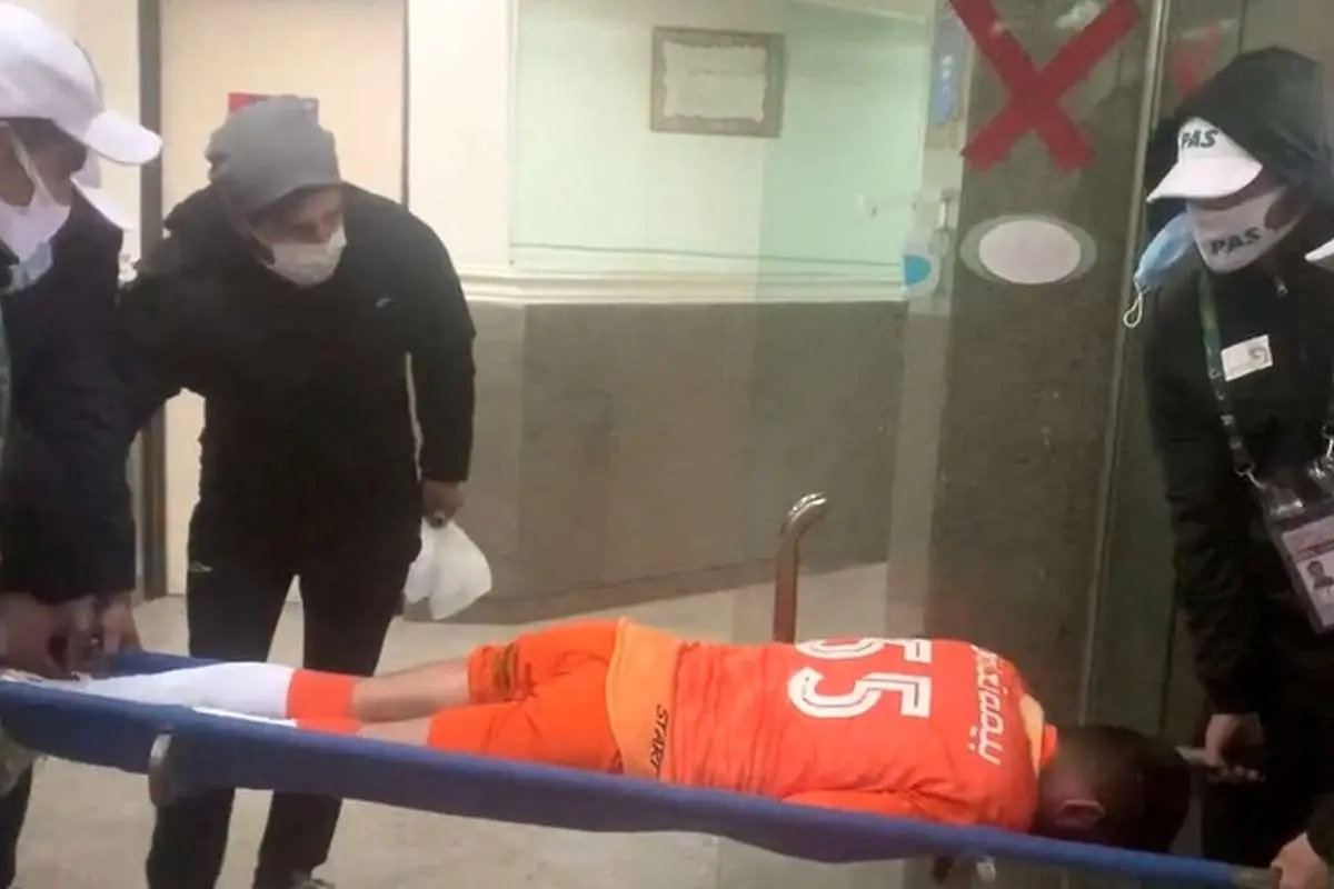 (عکس) محسن مسلمان به شدت مصدوم شد