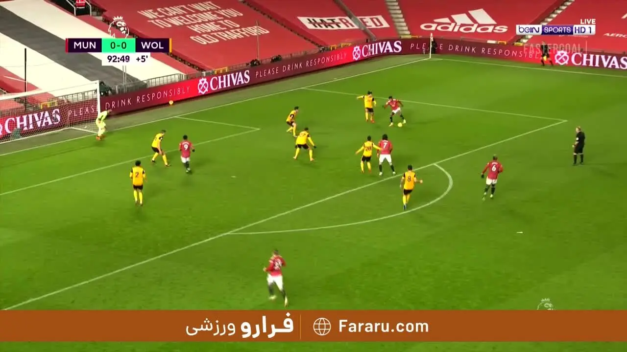 (ویدیو) خلاصه بازی منچستریونایتد 1 - 0 ولورهمپتون 9 دی 99