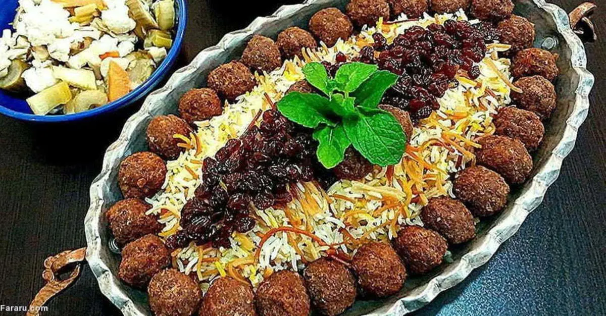 طرز تهیه رشته پلو مجلسی