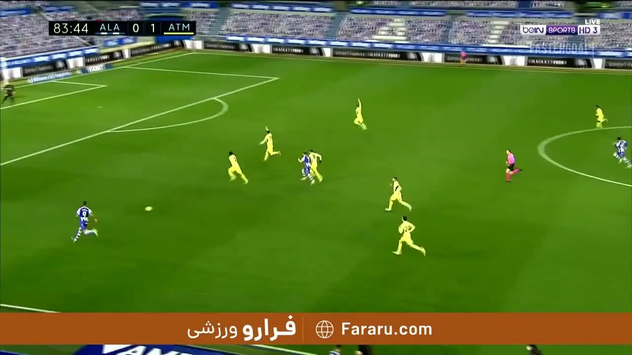 (ویدیو) خلاصه بازی آلاوس 1 - 2 اتلتیکومادرید 14 دی 99