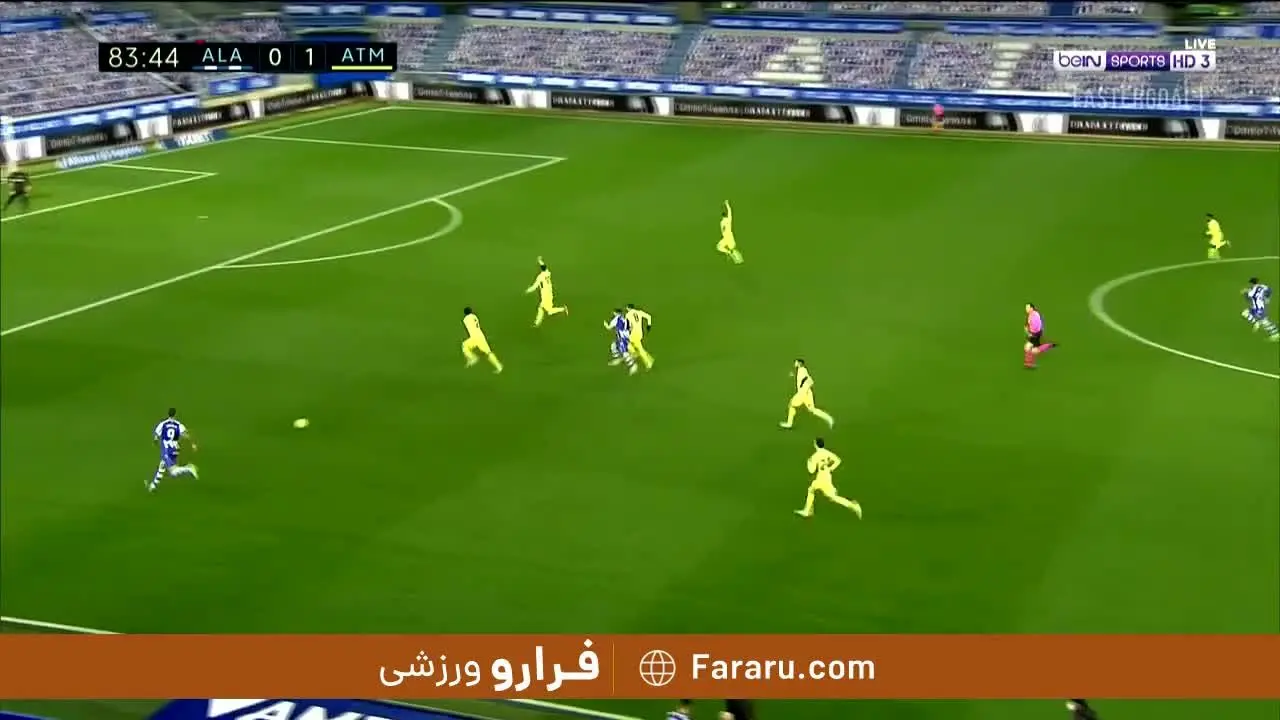 (ویدیو) خلاصه بازی آلاوس 1 - 2 اتلتیکومادرید 14 دی 99