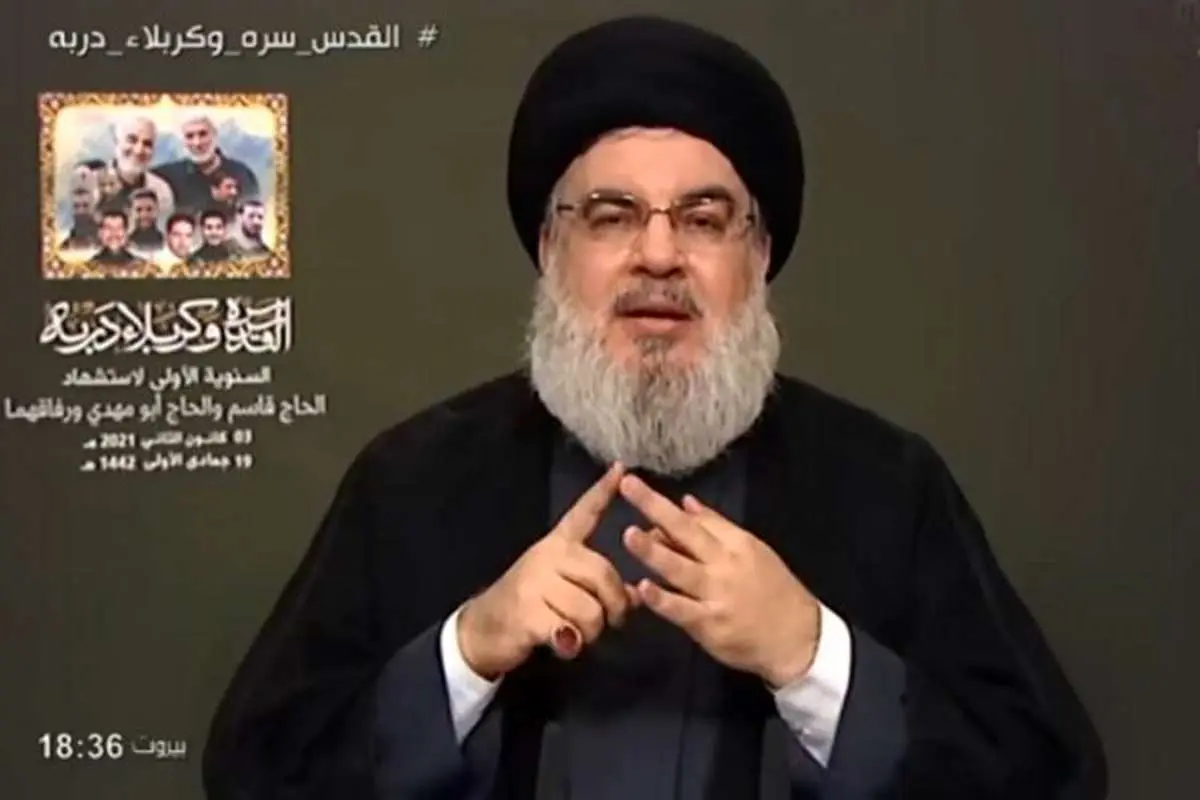 نصرالله: ایران بخواهد واکنش نظامی نشان میدهد