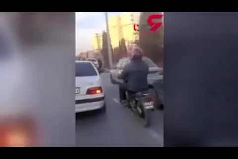 (ویدئو) تعقیب و گریز دلهره‌آور پلیس و مجرمان در اصفهان