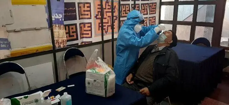 انجام تست رایگان کرونا در ایستگاه مترو
