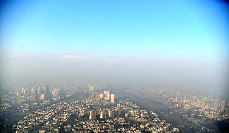 احتمال کاهش غلظت آلاینده‌ها درتهران و البرز با وزش باد