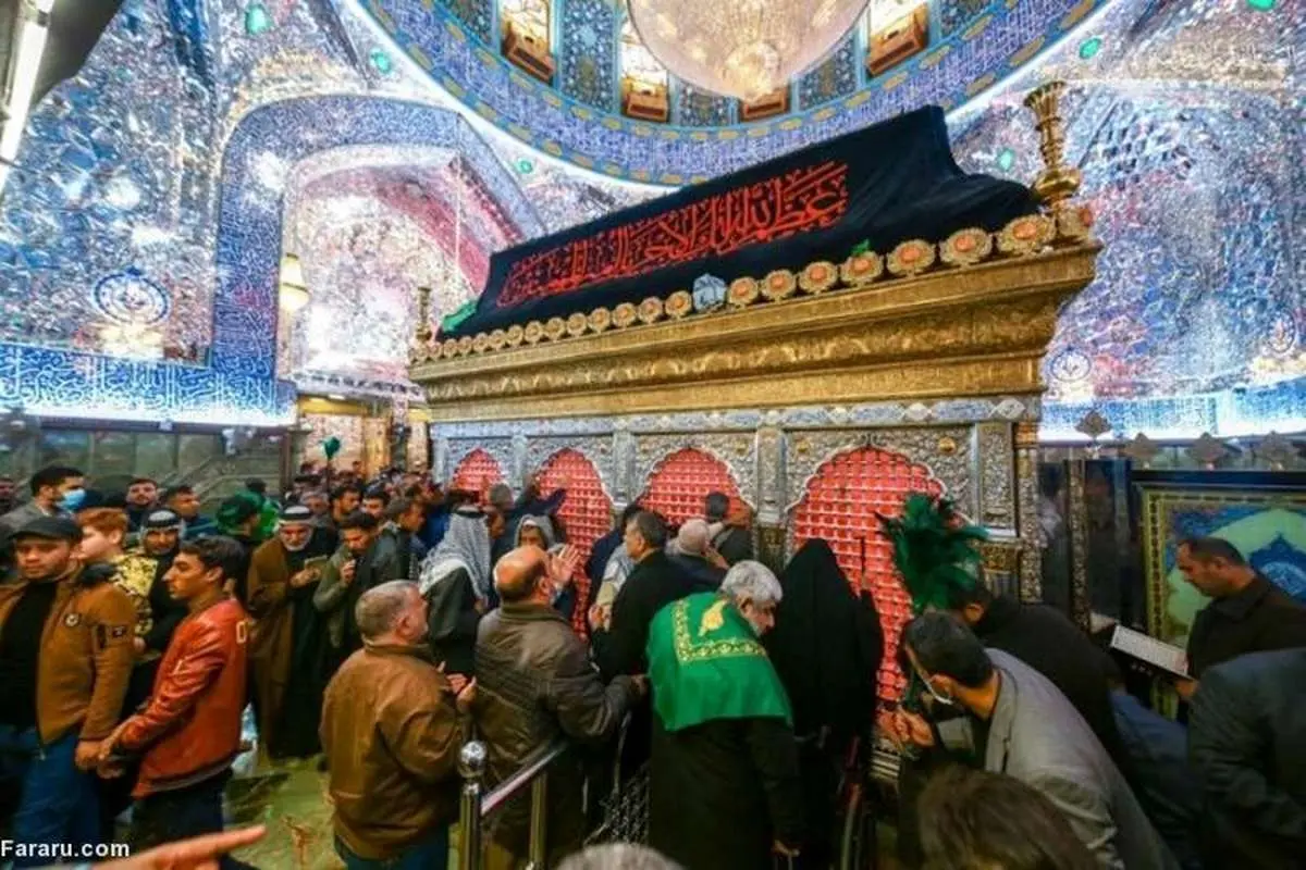 (تصاویر) حرم امام علی(ع) در سالروز شهادت حضرت زهرا(س)