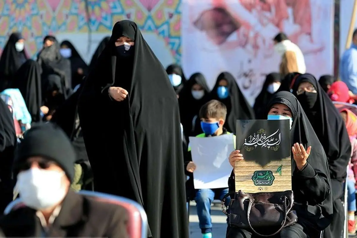 (تصاویر) اجتماع عزاداران در مشهد