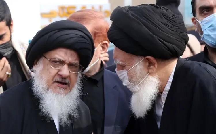 (تصاویر) عزاداری مراجع تقلید