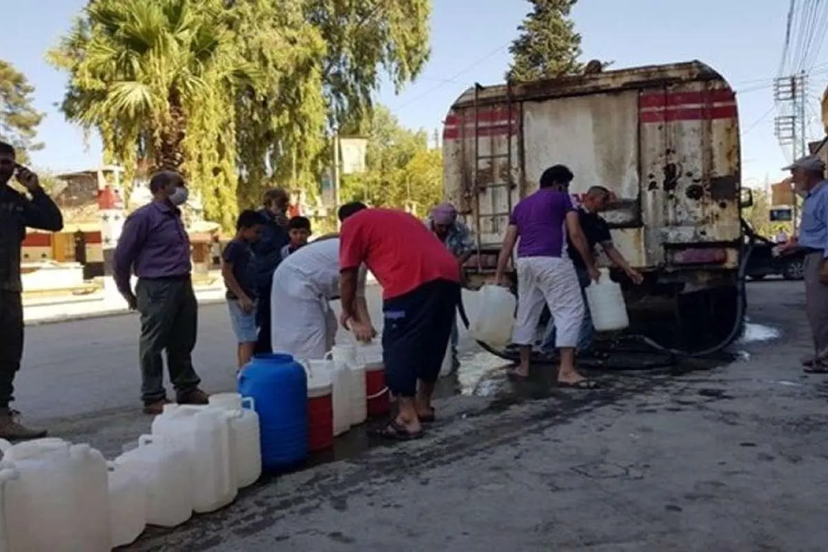 قطع آب آشامیدنی یک میلیون سوری توسط ترکیه