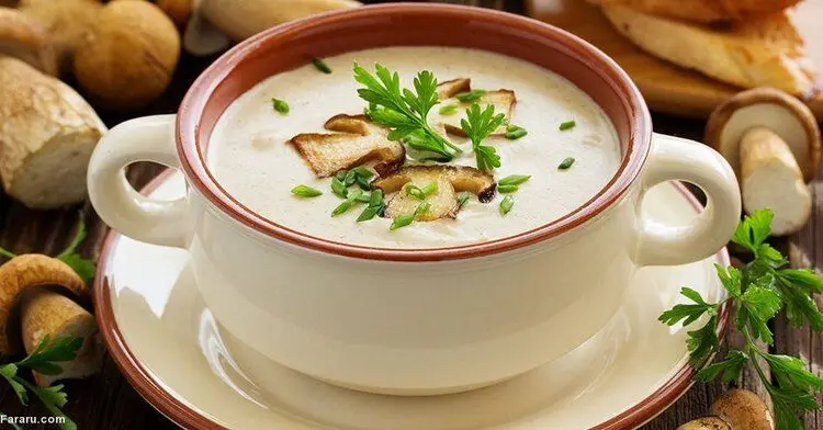 طرز تهیه سوپ قارچ مجلسی