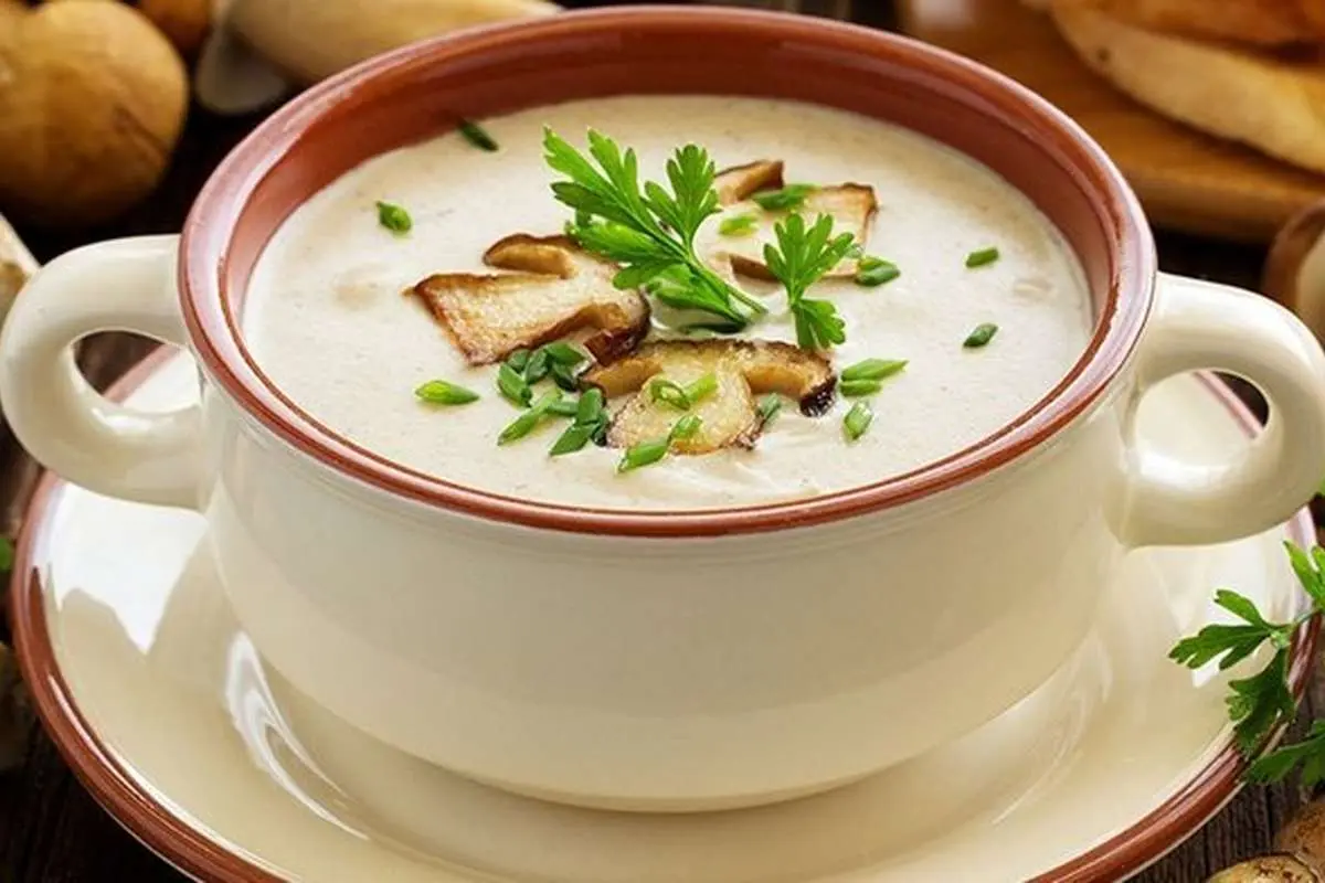 طرز تهیه سوپ قارچ مجلسی