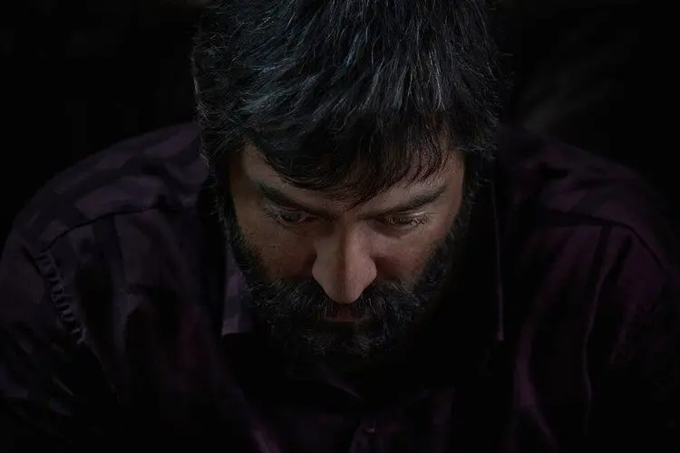 (تصویر) رونمایی از گریم بهرام رادان در فیلم جدید نرگس آبیار «ابلق»