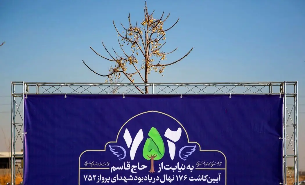 (تصاویر) کاشت ۱۷۶ نهال به یاد شهدای پرواز ۷۵۲