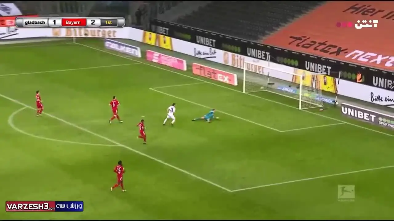 (ویدیو) خلاصه بازی مونشن گلادباخ 3 - 2 بایرن مونیخ 19 دی 99