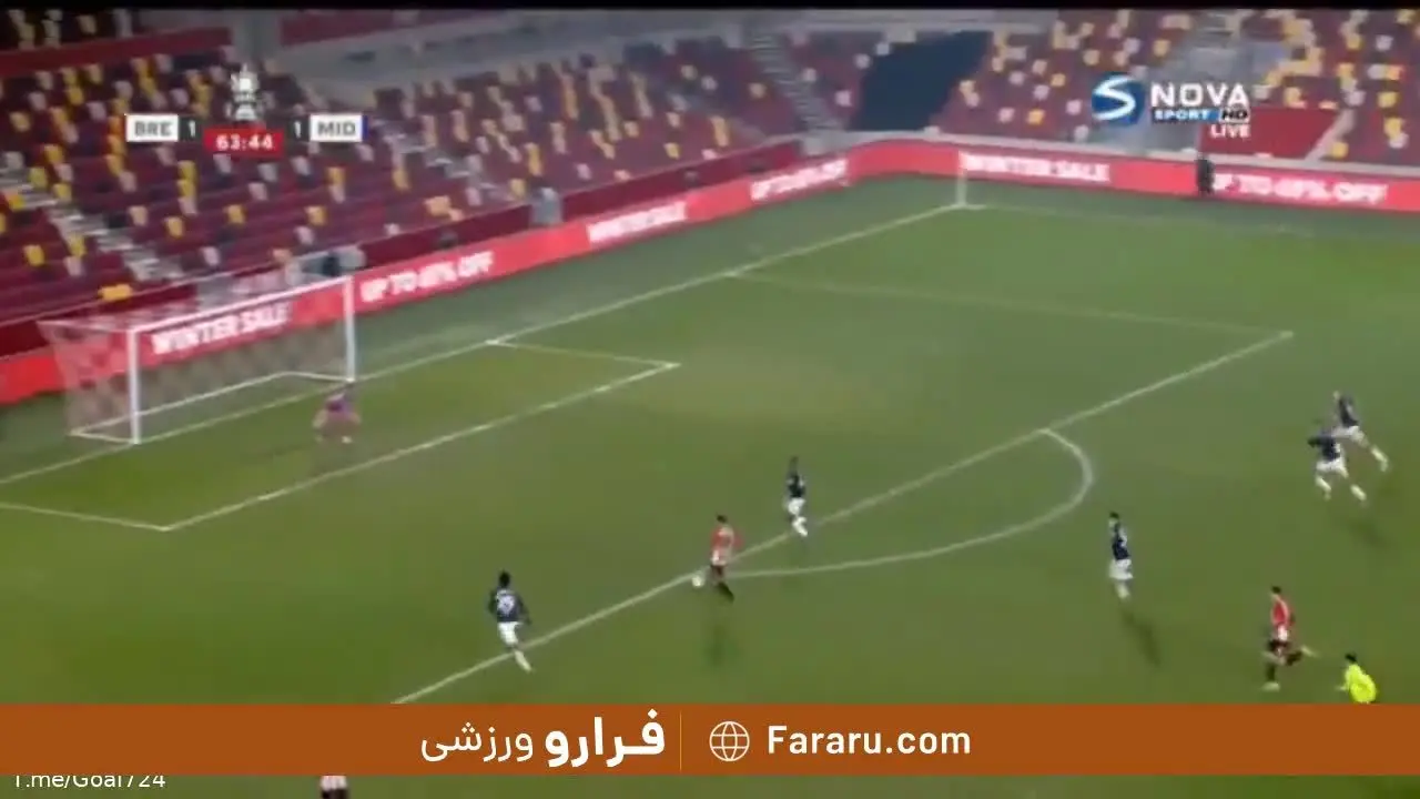 (ویدیو) گلزنی سامان قدوس در جام حذفی انگلیس برای برنتفورد