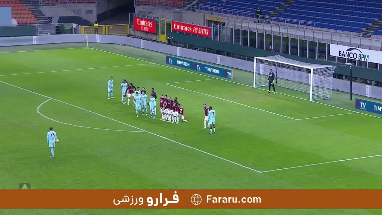 (ویدیو) خلاصه بازی میلان 2 - 0 تورینو 20 دی 99