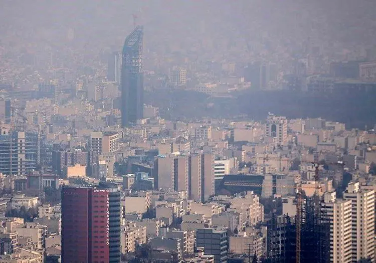 هوای تهران در وضعیت قرمز قرار گرفت