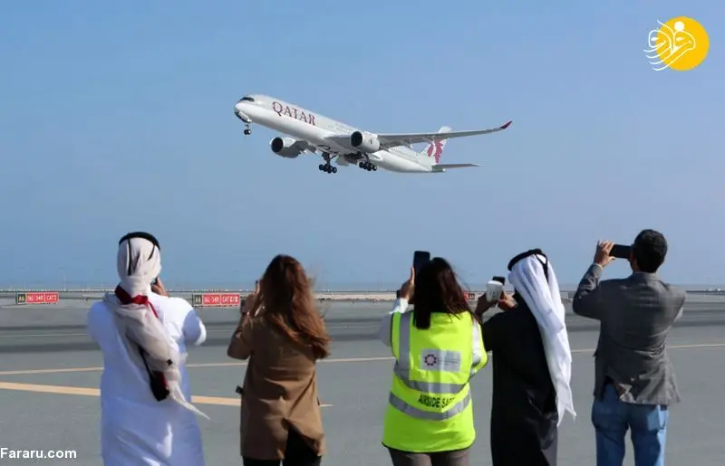 (تصاویر) اولین پرواز قطر به عربستان پس از آشتی