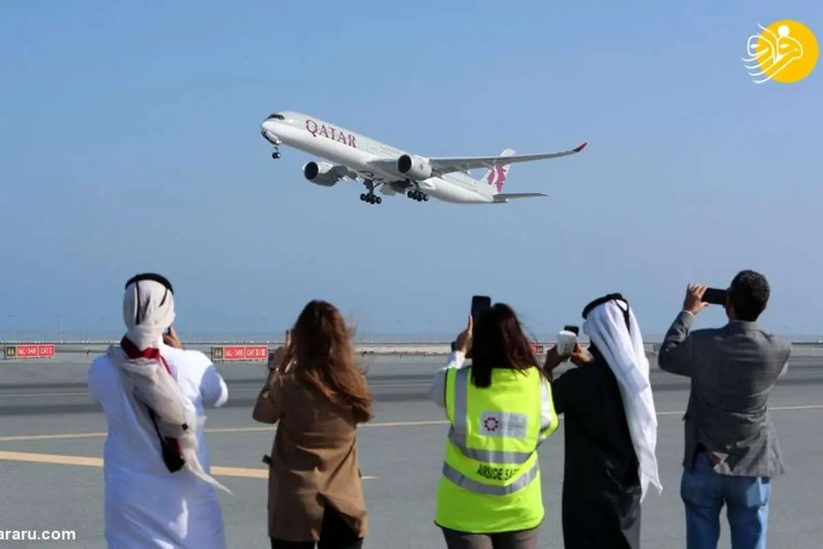 (تصاویر) اولین پرواز قطر به عربستان پس از آشتی