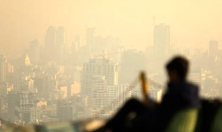 هوای تهران در آستانه وضعیت بنفش قرار گرفت
