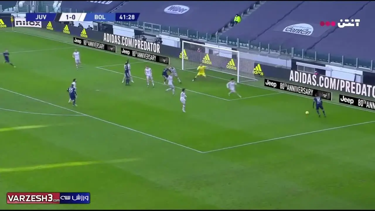 (ویدیو) خلاصه بازی بولونیا 0 - 2 یوونتوس 5 بهمن 99
