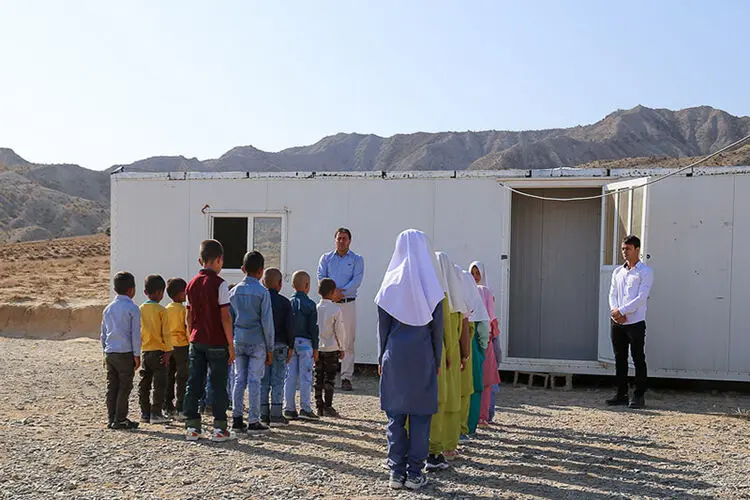 دانش‌آموزان ۴ هزار مدرسه در کانکس درس می‌خوانند