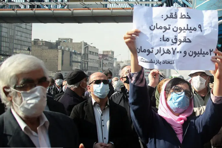 (تصاویر) تجمع سراسری بازنشستگان تامین‌اجتماعی