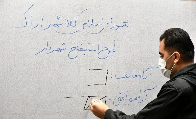 (تصاویر) استیضاح شهردار اراک