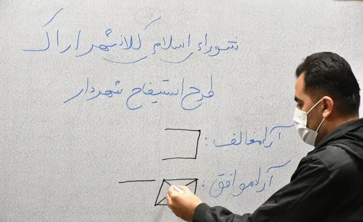 (تصاویر) استیضاح شهردار اراک