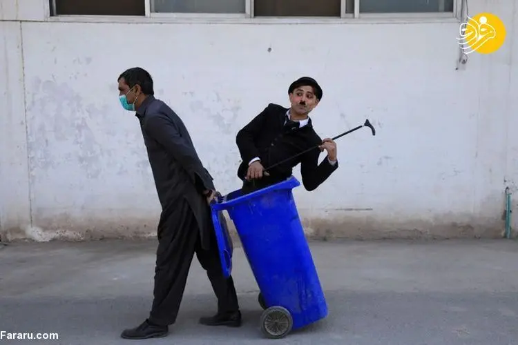 (تصاویر) چارلی چاپلین پاکستان مشهور شد!