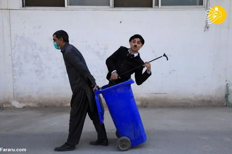(تصاویر) چارلی چاپلین پاکستان مشهور شد!