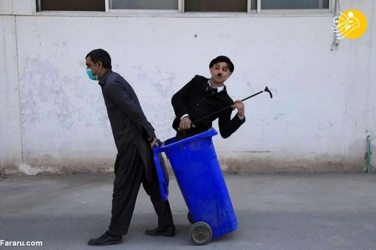 (تصاویر) چارلی چاپلین پاکستان مشهور شد!