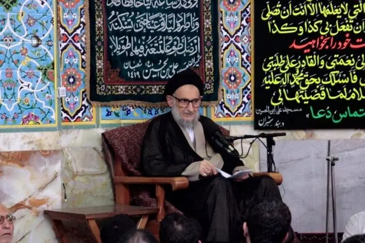 پیکر آیت‌الله ضیاءآبادی تشییع شد