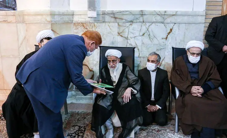 (تصاویر) چهلمین روز درگذشت آیت الله مصباح یزدی در قم