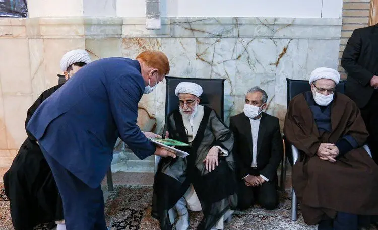 (تصاویر) چهلمین روز درگذشت آیت الله مصباح یزدی در قم