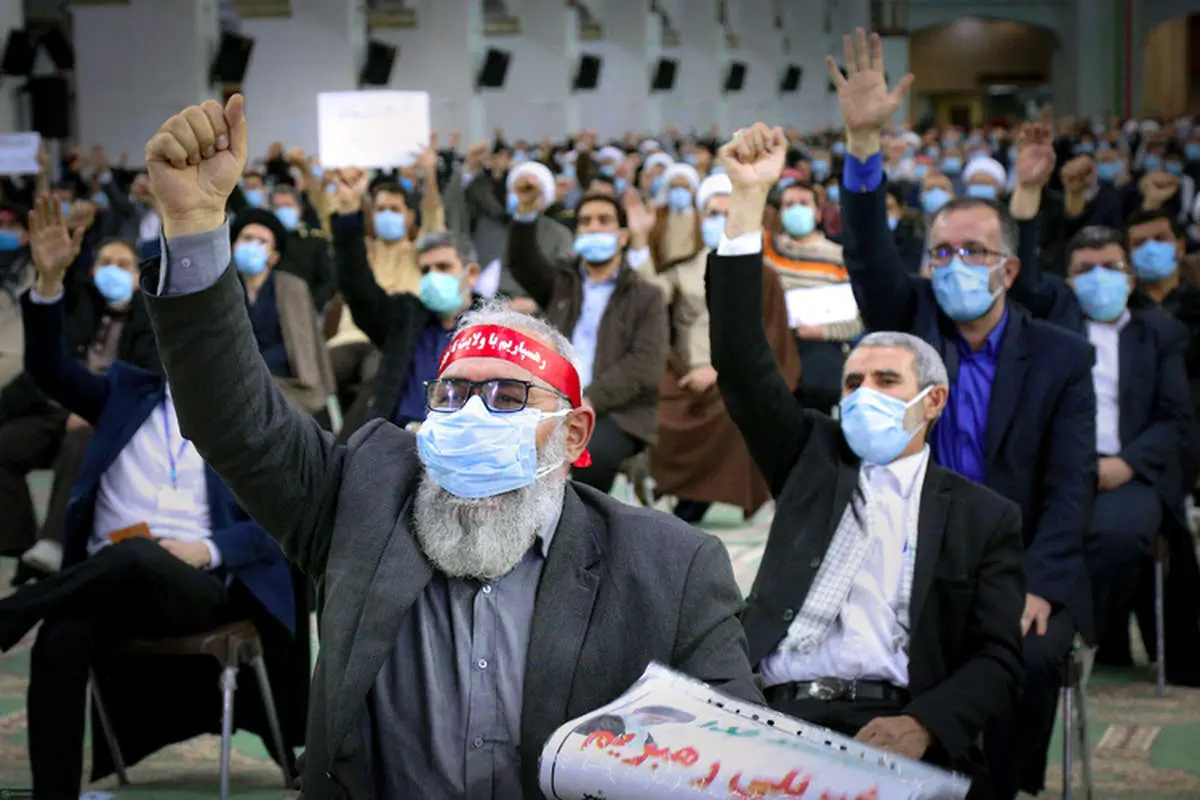 (تصاویر) ارتباط تصویری رهبر انقلاب با مردم آذربایجان شرقی