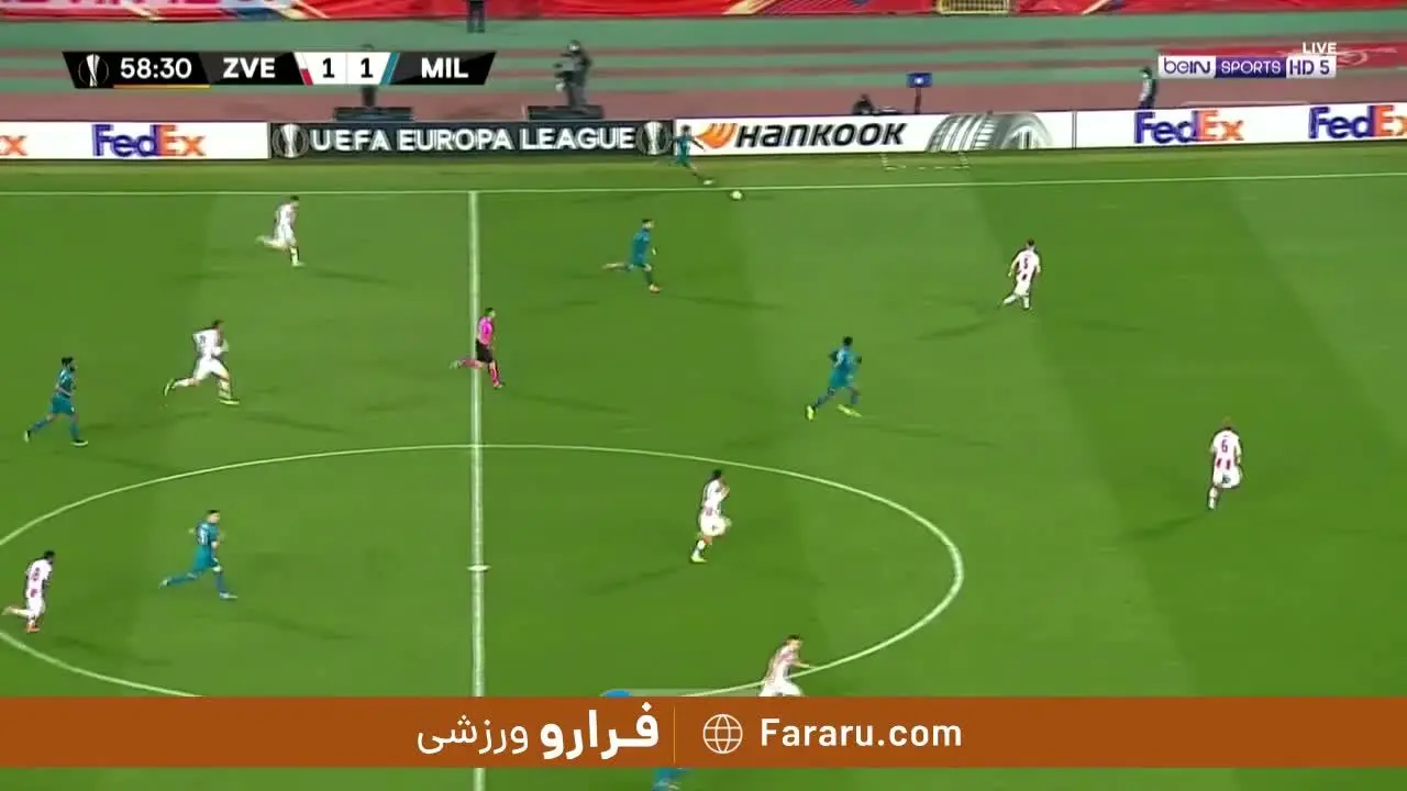 (ویدیو) خلاصه بازی ستاره سرخ 2 - 2 میلان 30 بهمن 99