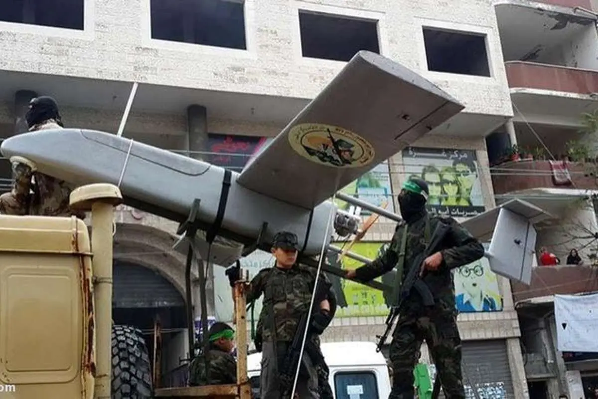 (ویدئو) سرنگونی دو پهپاد اسرائیل در غزه