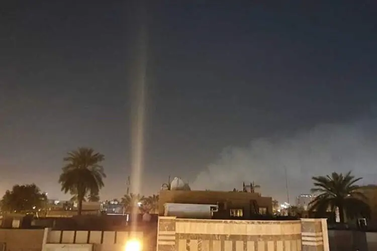 حمله راکتی به سفارت آمریکا در بغداد