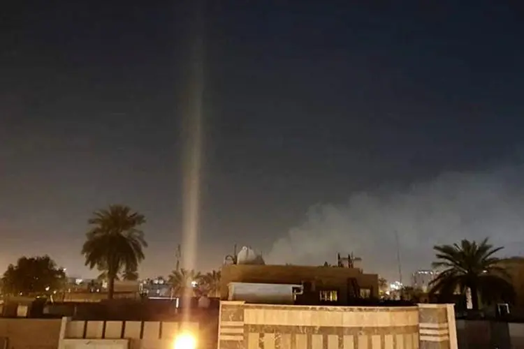 حمله راکتی به سفارت آمریکا در بغداد