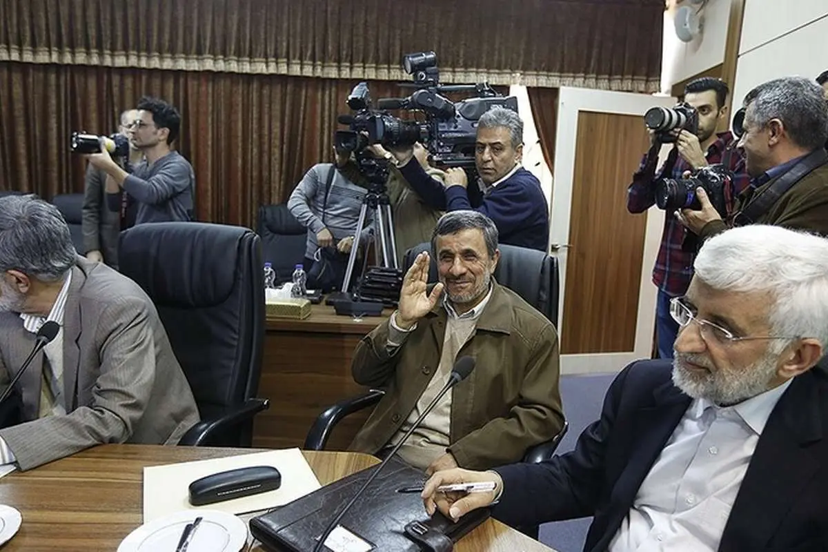 دوئل احمدی نژاد و حدادعادل
