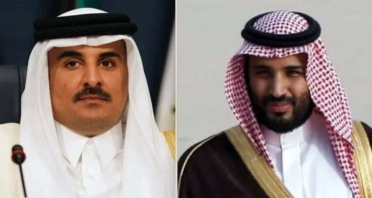 امیر قطر پس از ۳ سال با بن سلمان تلفنی گفتگو کرد