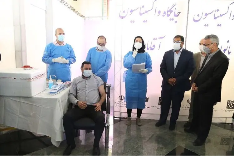 واکسیناسیون کرونا کارکنان سازمان بهشت زهرا آغاز شد