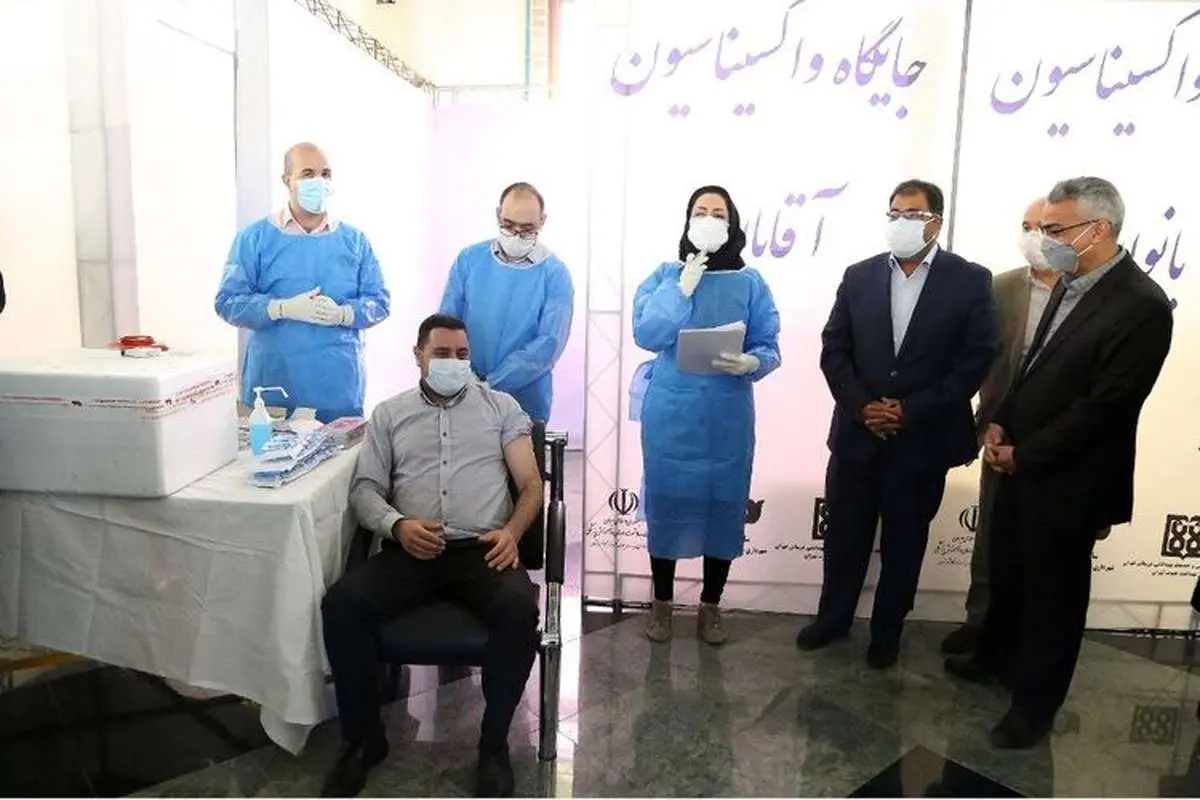 واکسیناسیون کرونا کارکنان سازمان بهشت زهرا آغاز شد