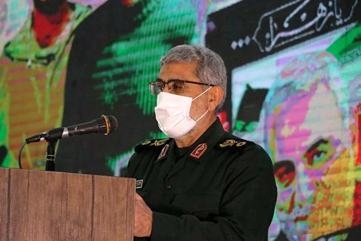 سردار قاآنی: دیوار اطراف اسرائیل را خراب خواهیم کرد